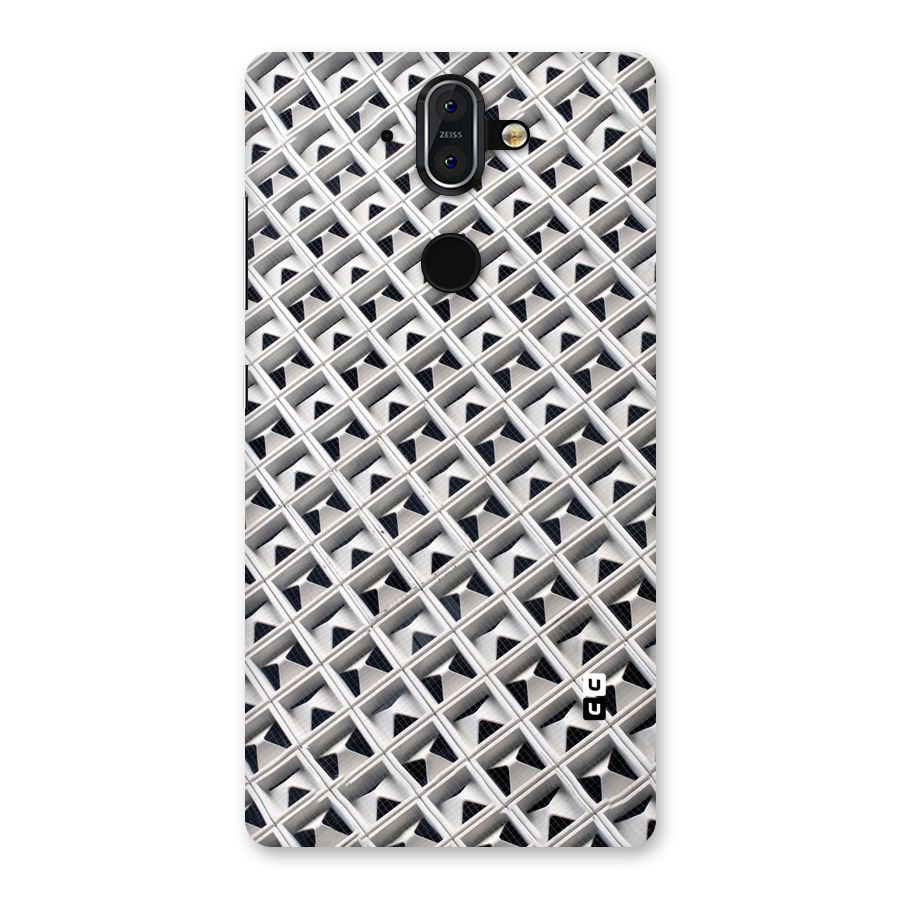 Check White Design Back Case for Nokia 8 Sirocco