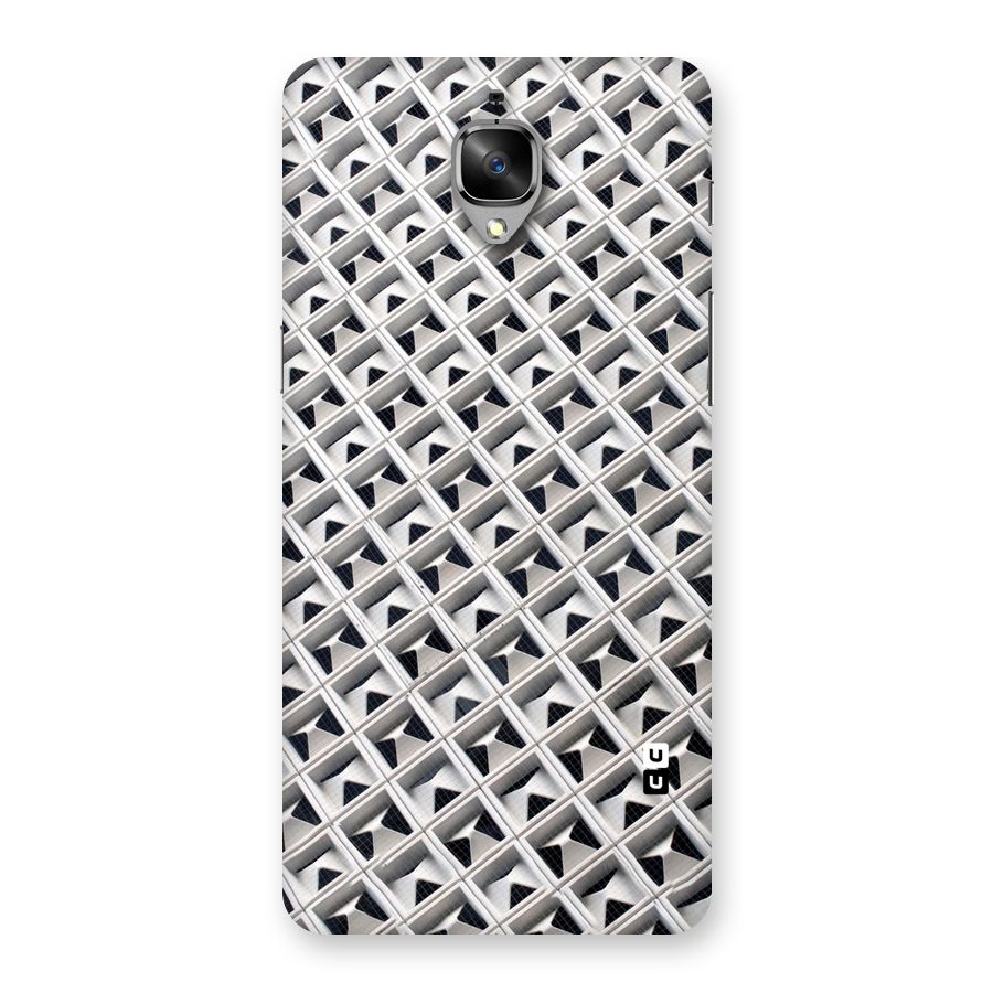 Check White Design Back Case for OnePlus 3