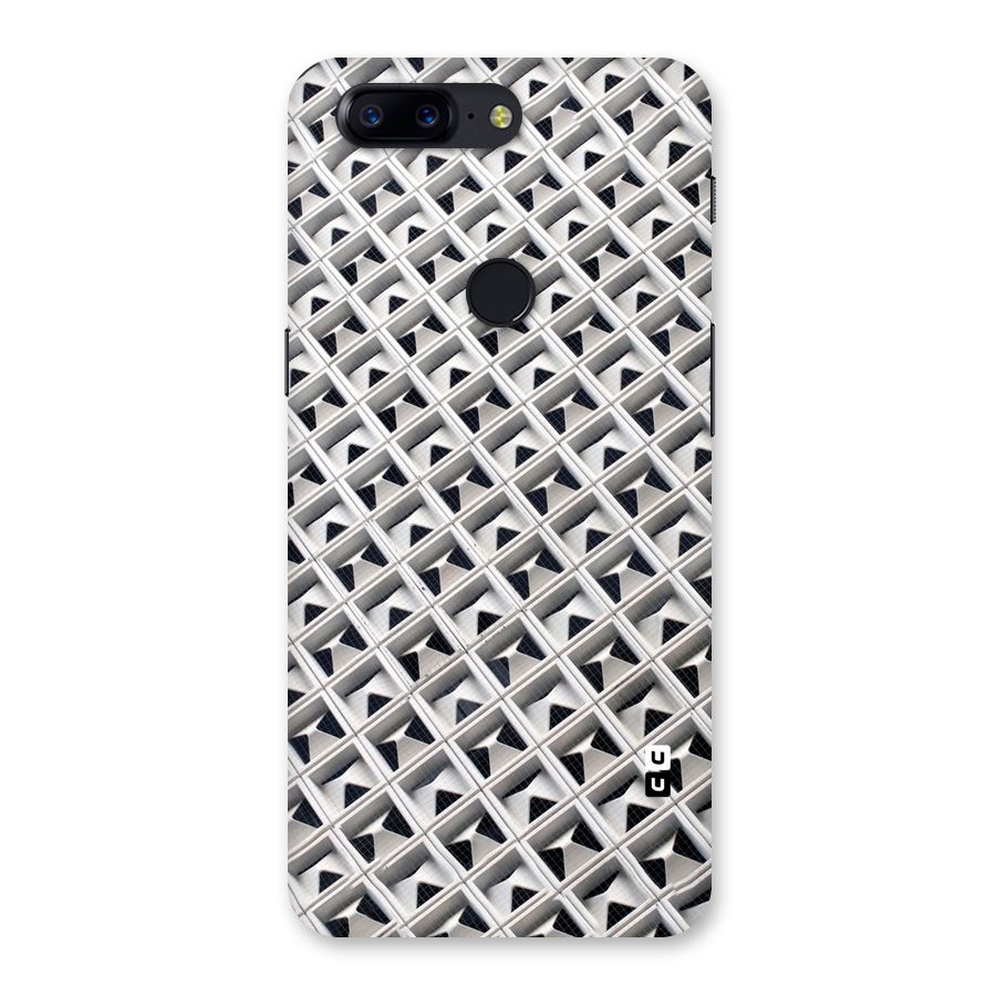 Check White Design Back Case for OnePlus 5T