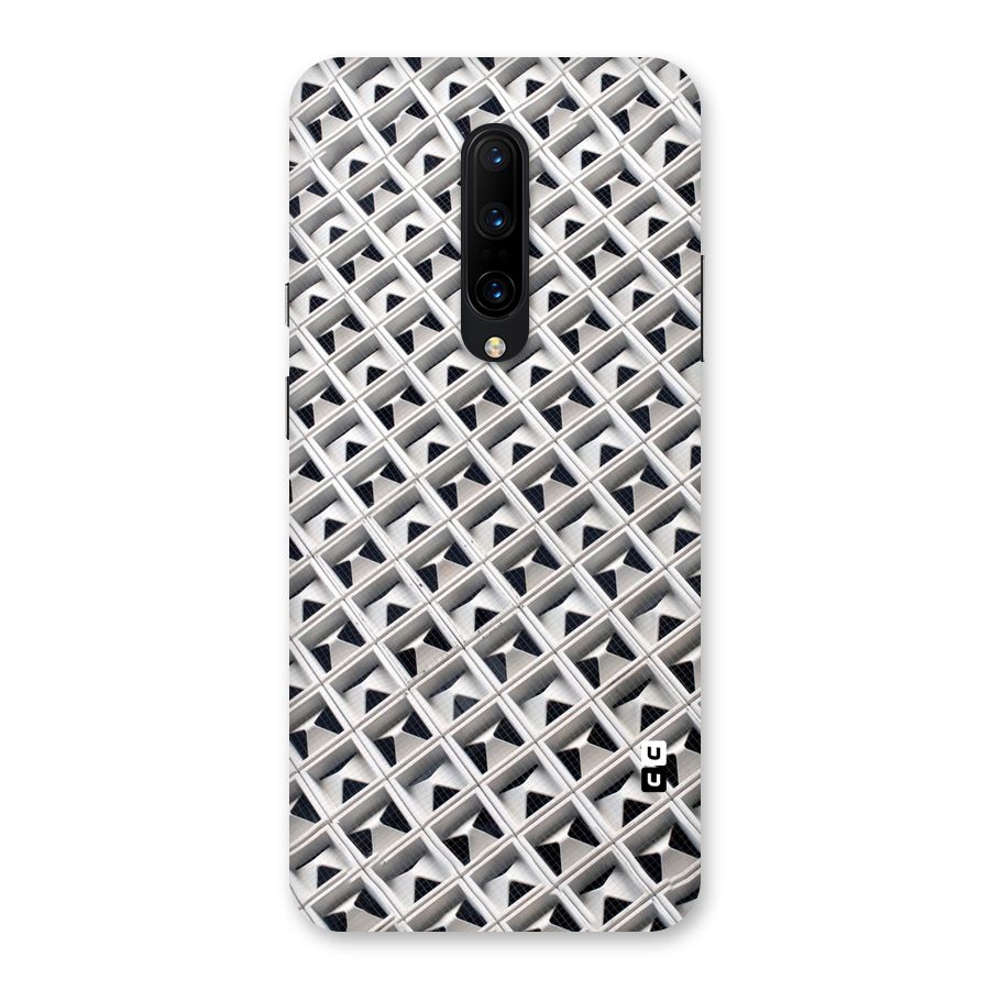 Check White Design Back Case for OnePlus 7 Pro