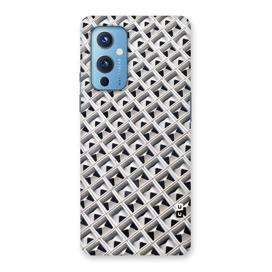 Check White Design Back Case for OnePlus 9