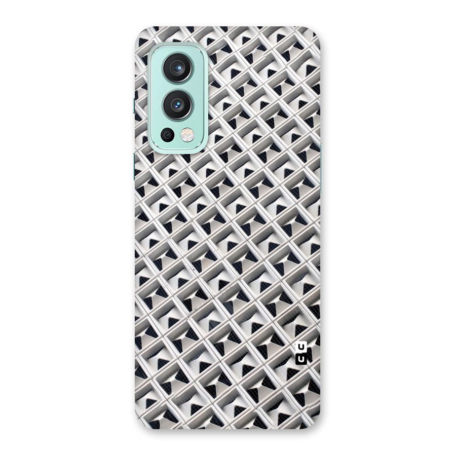 Check White Design Back Case for OnePlus Nord 2 5G