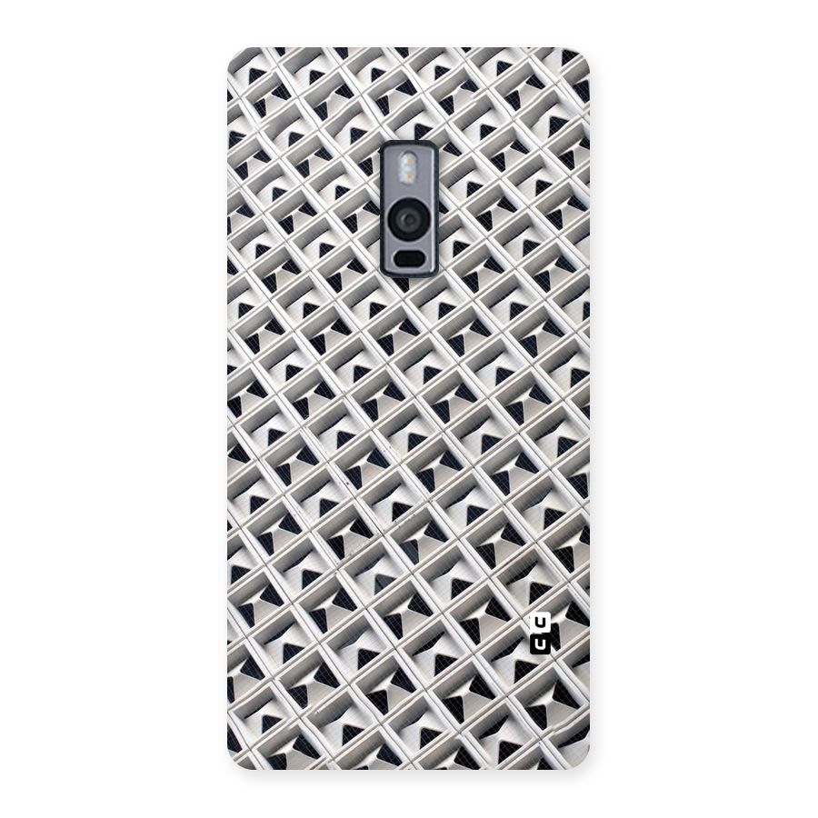 Check White Design Back Case for OnePlus Two