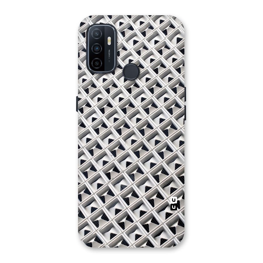 Check White Design Back Case for Oppo A32