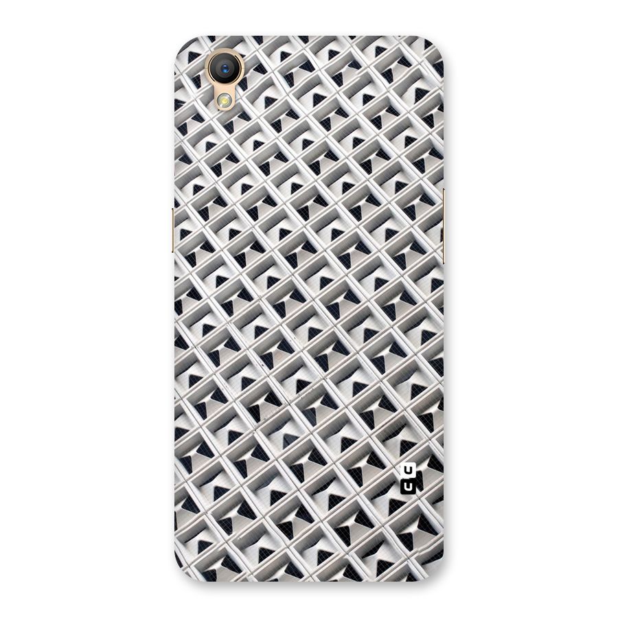 Check White Design Back Case for Oppo A37
