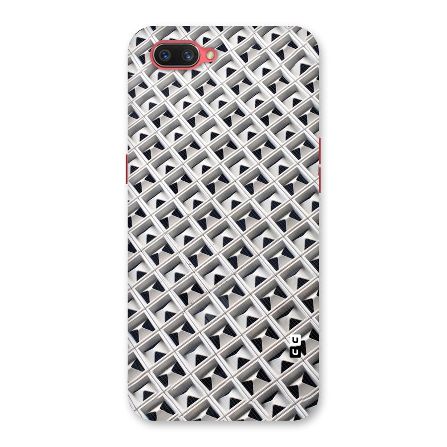 Check White Design Back Case for Oppo A3s