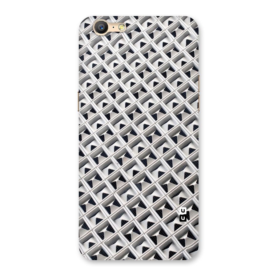 Check White Design Back Case for Oppo A57