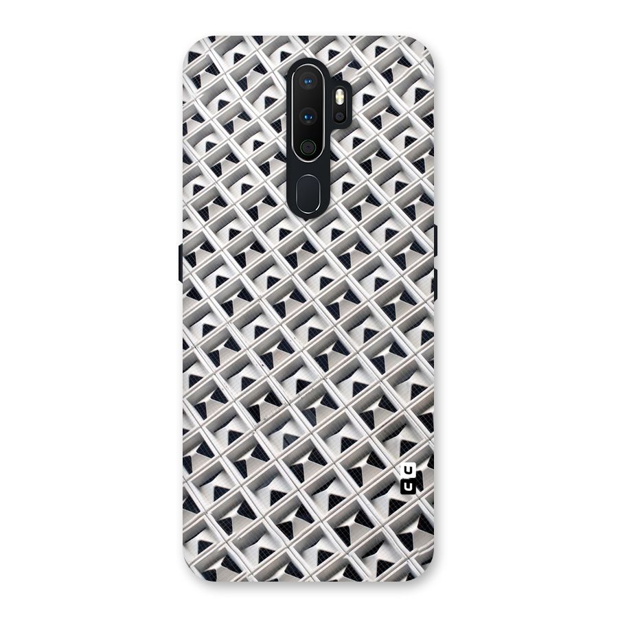 Check White Design Back Case for Oppo A5 (2020)