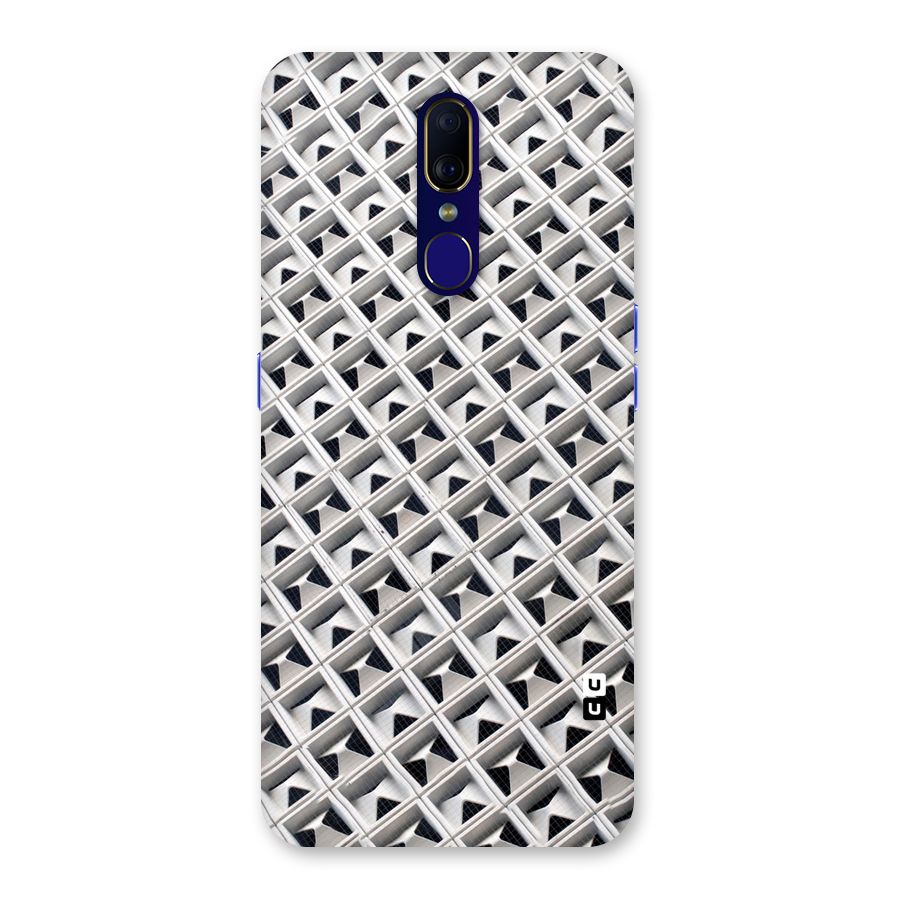 Check White Design Back Case for Oppo A9