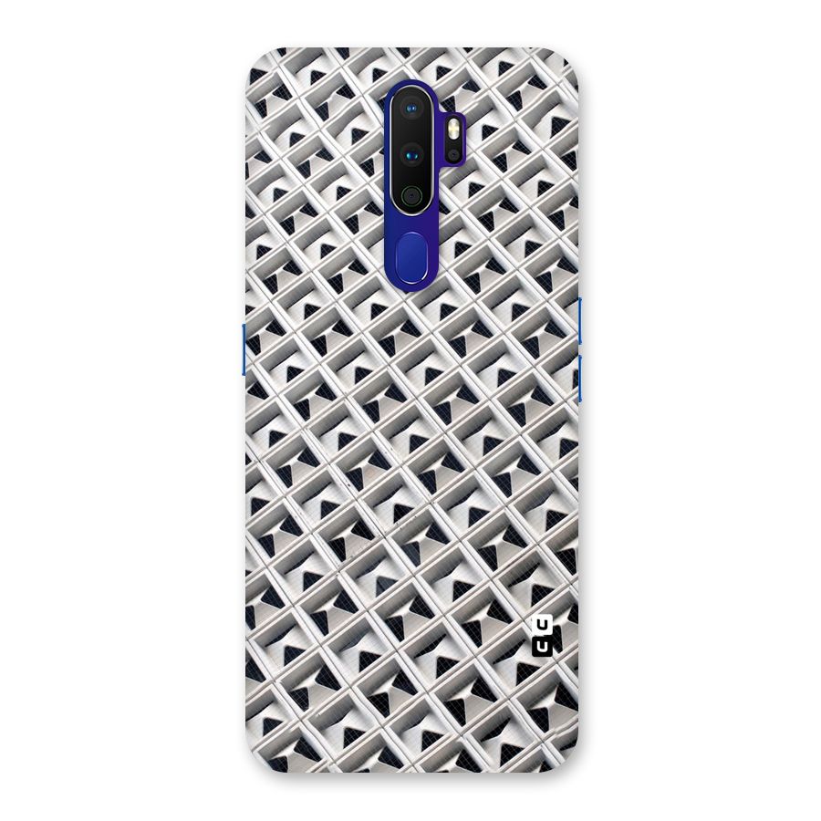 Check White Design Back Case for Oppo A9 (2020)