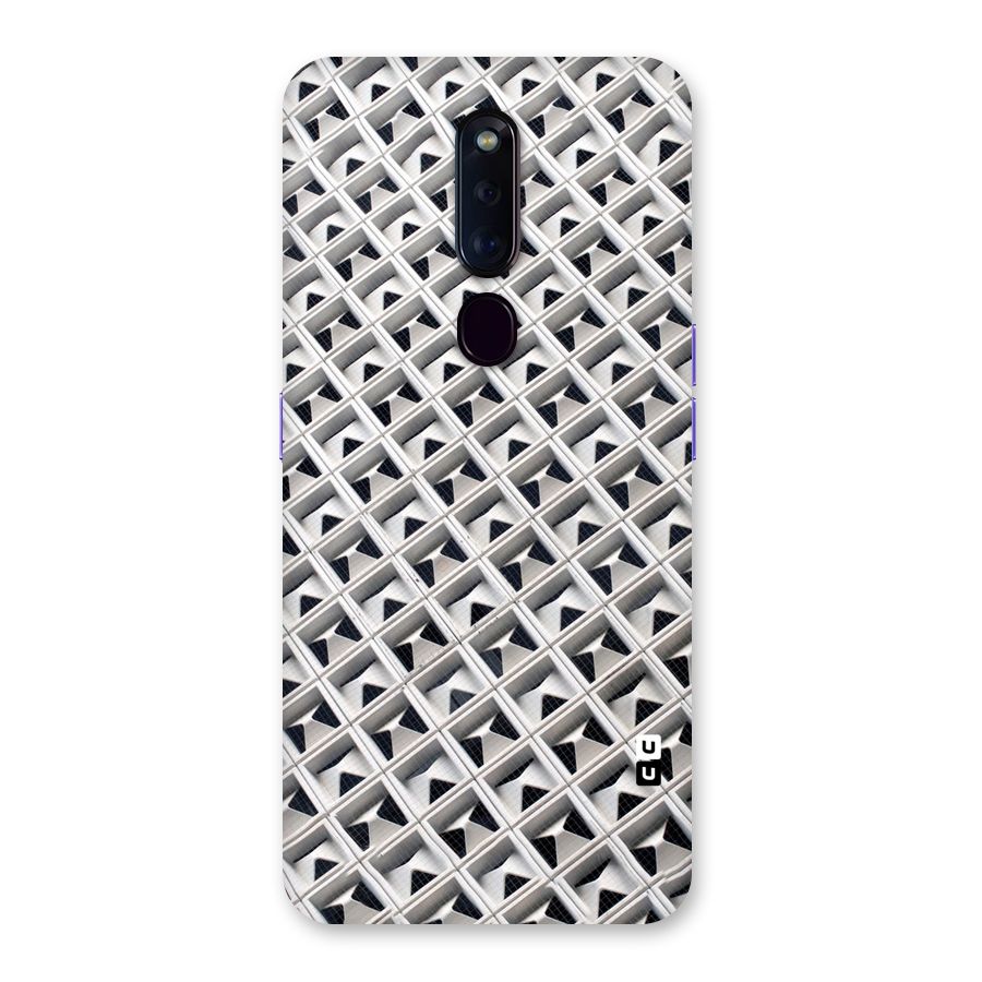 Check White Design Back Case for Oppo F11 Pro