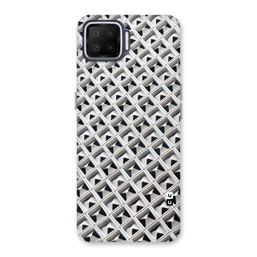 Check White Design Back Case for Oppo F17