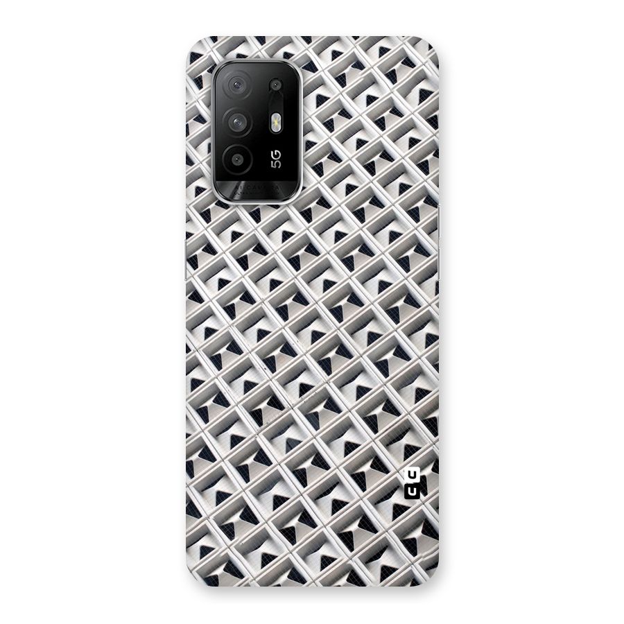 Check White Design Back Case for Oppo F19 Pro Plus 5G