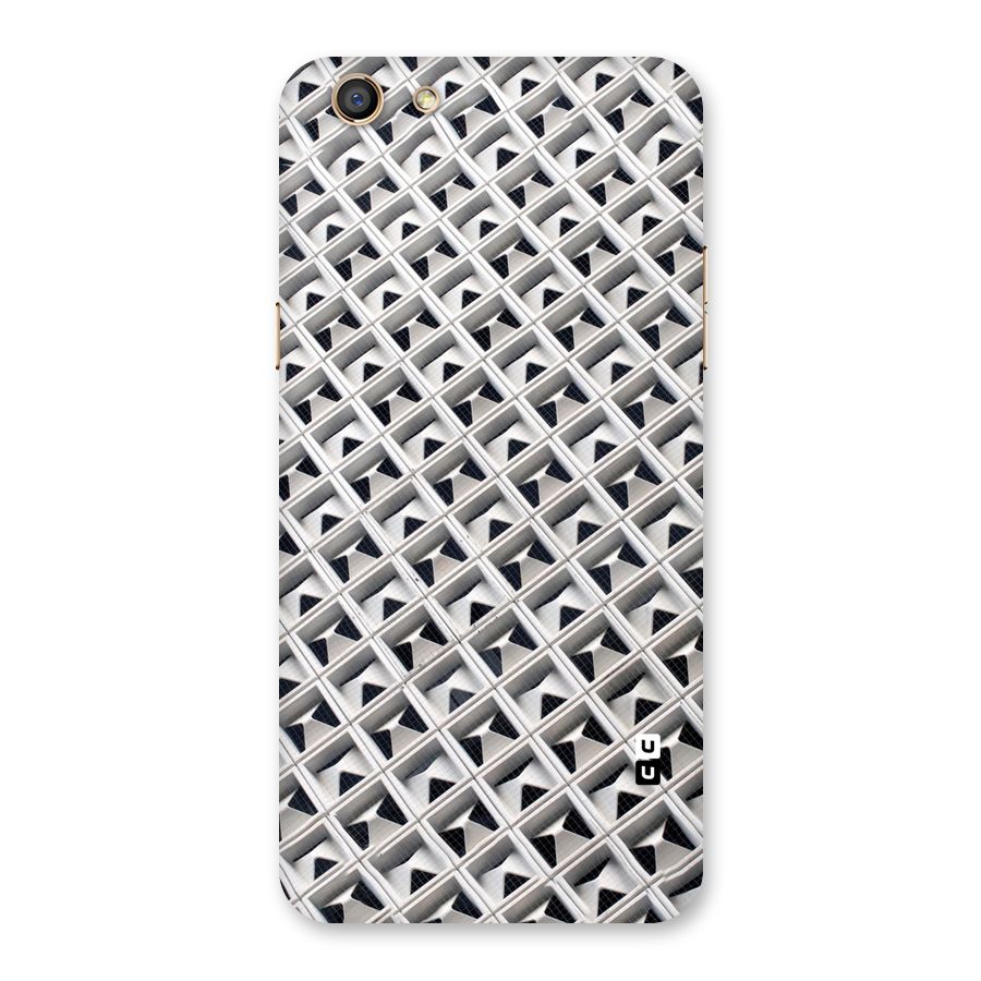 Check White Design Back Case for Oppo F3