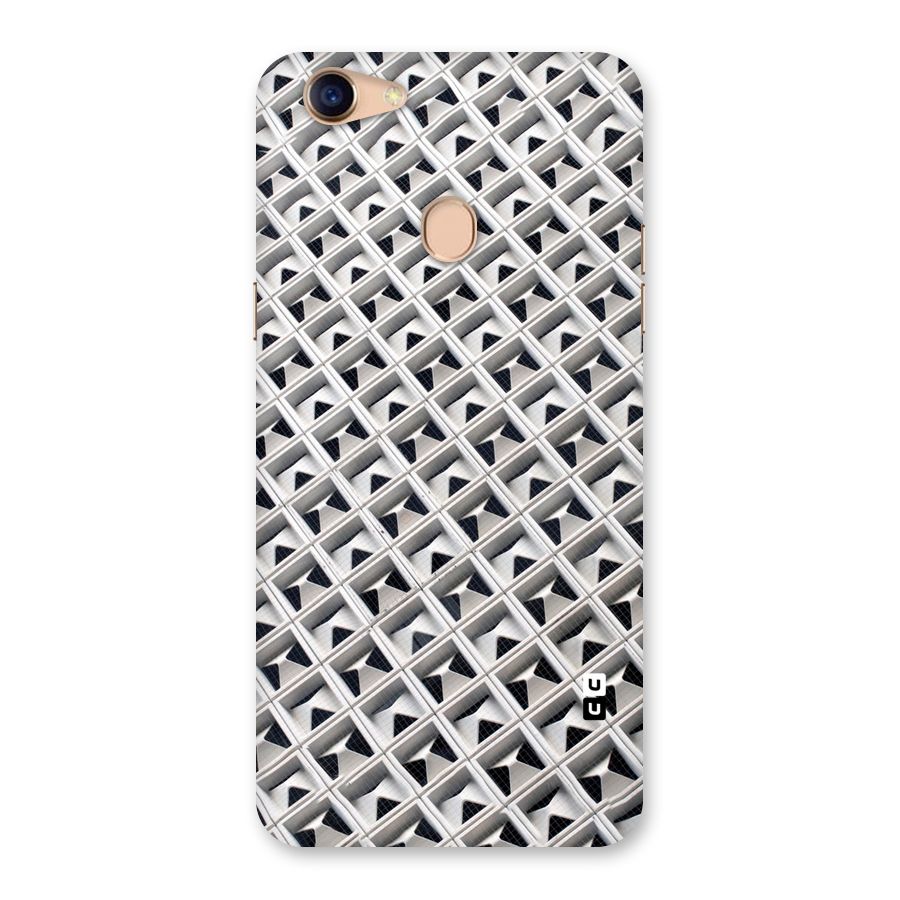 Check White Design Back Case for Oppo F5