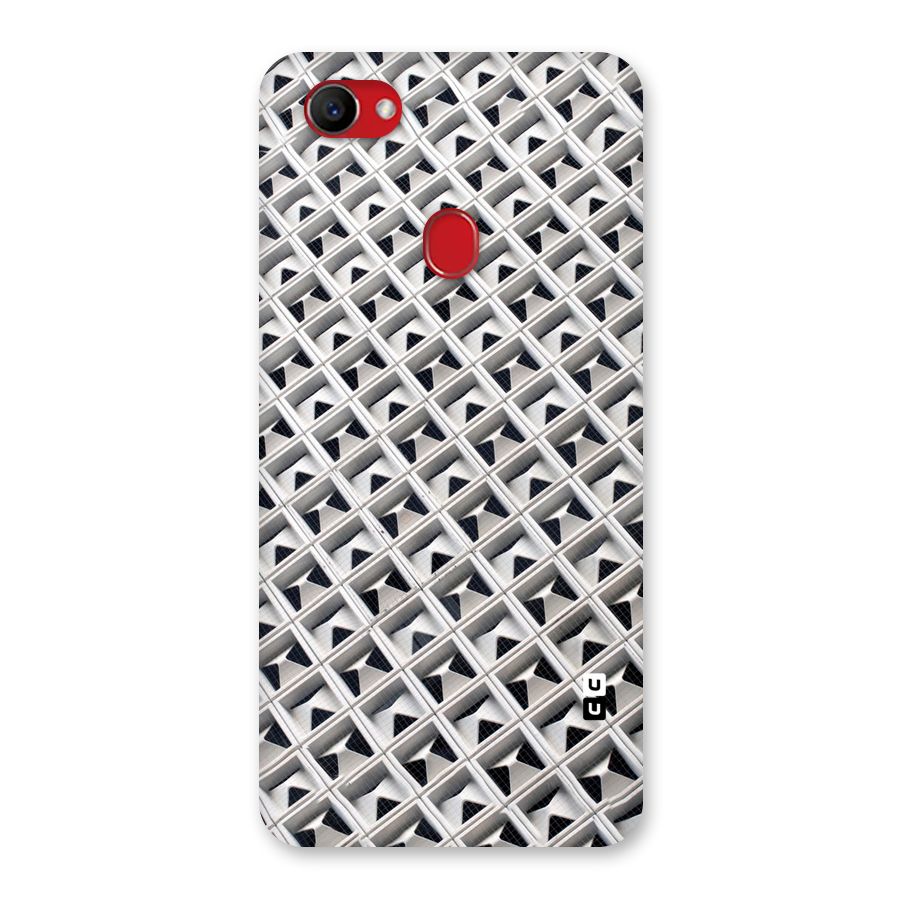 Check White Design Back Case for Oppo F7