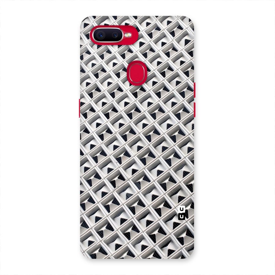 Check White Design Back Case for Oppo F9 Pro