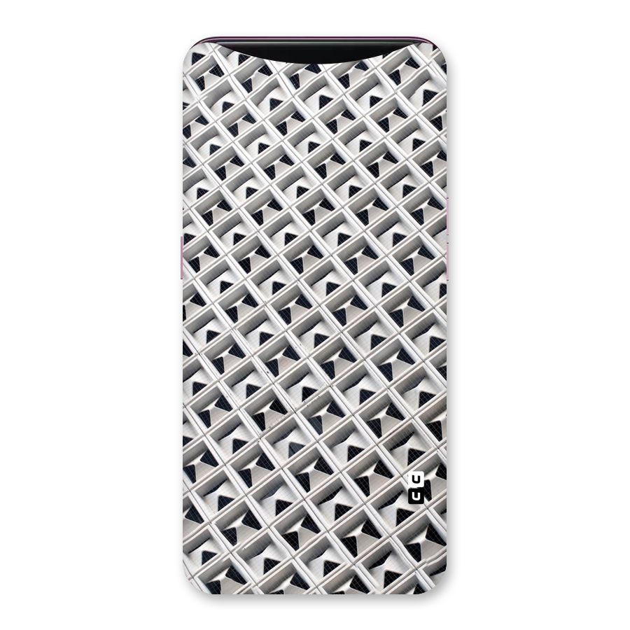 Check White Design Back Case for Oppo Find X