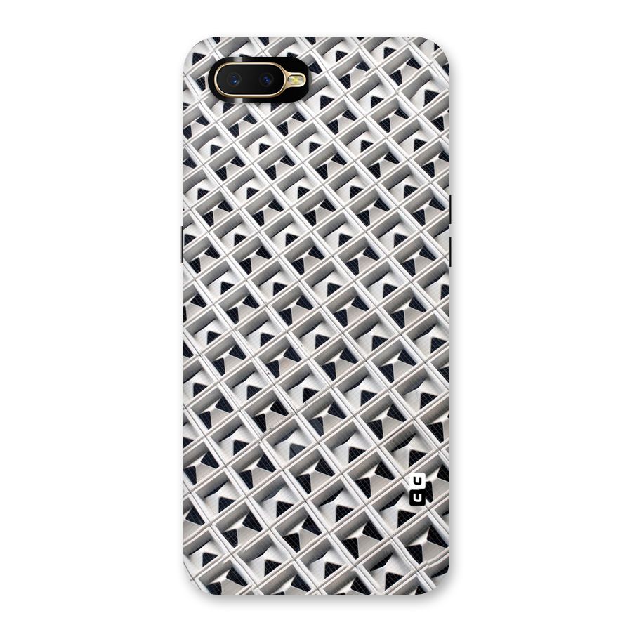 Check White Design Back Case for Oppo K1