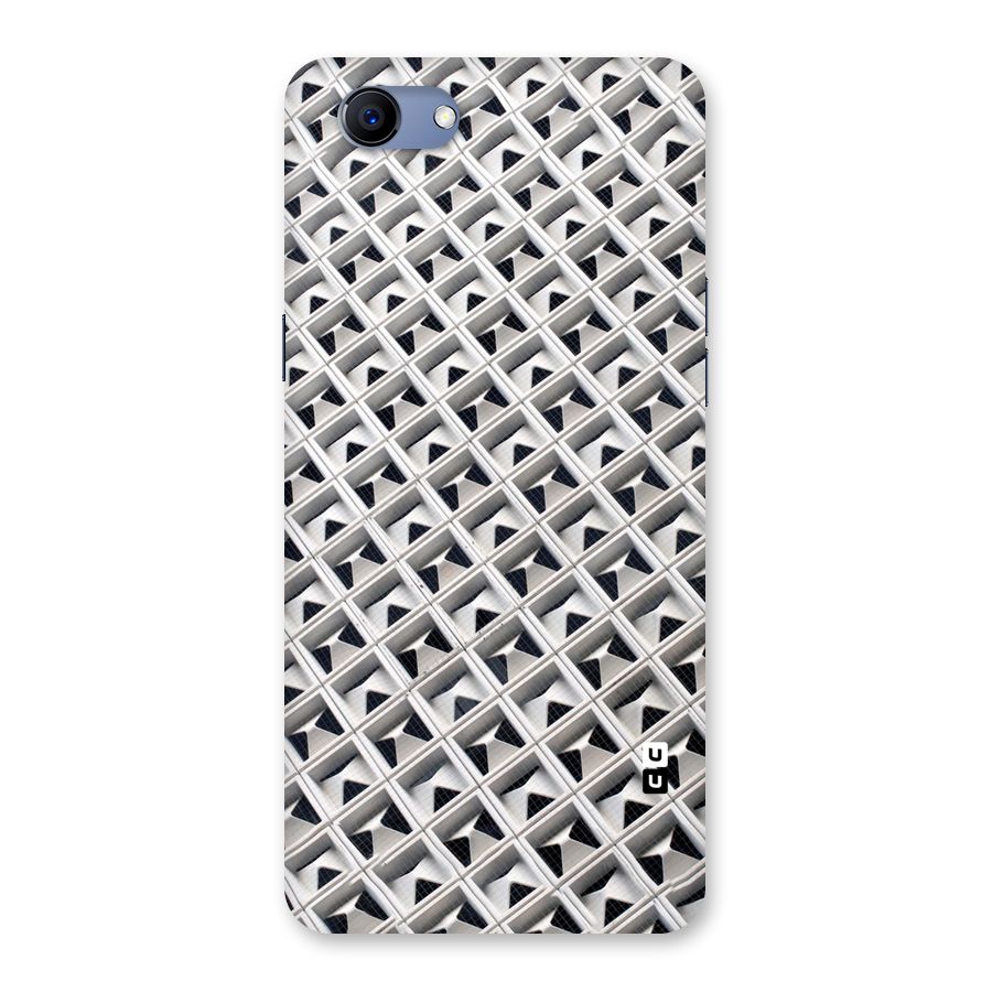 Check White Design Back Case for Oppo Realme 1