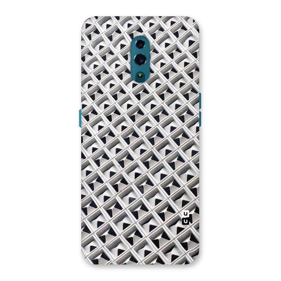 Check White Design Back Case for Oppo Reno