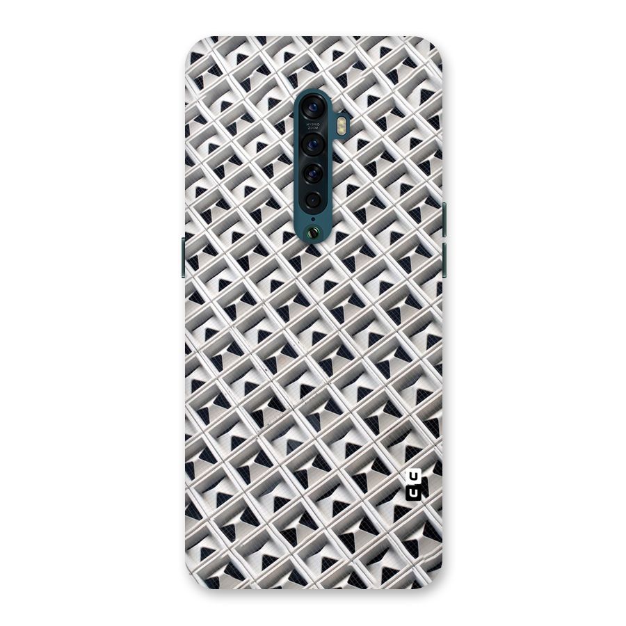 Check White Design Back Case for Oppo Reno2