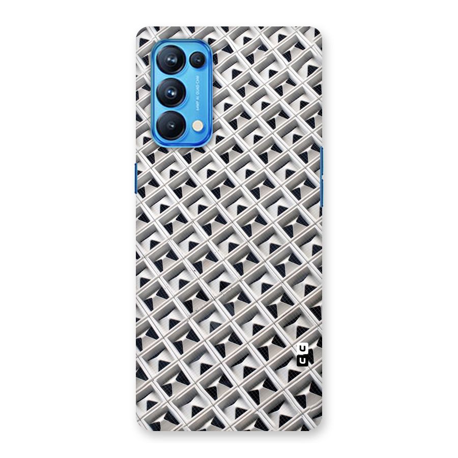 Check White Design Back Case for Oppo Reno5 Pro 5G