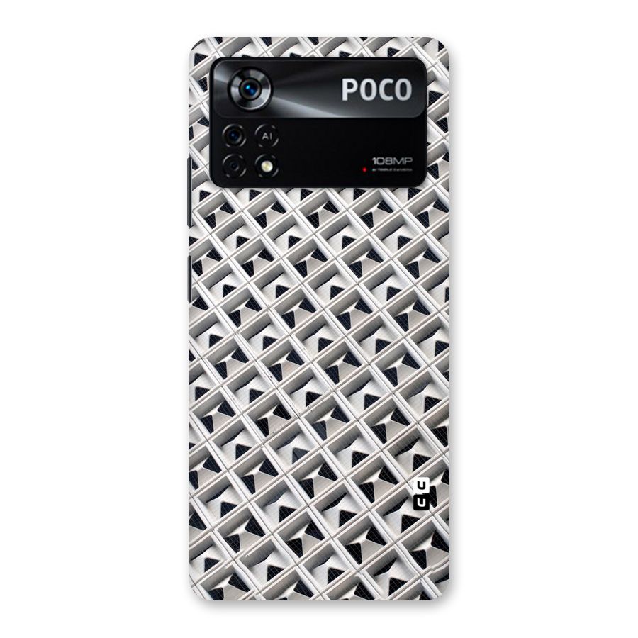 Check White Design Back Case for Poco X4 Pro 5G