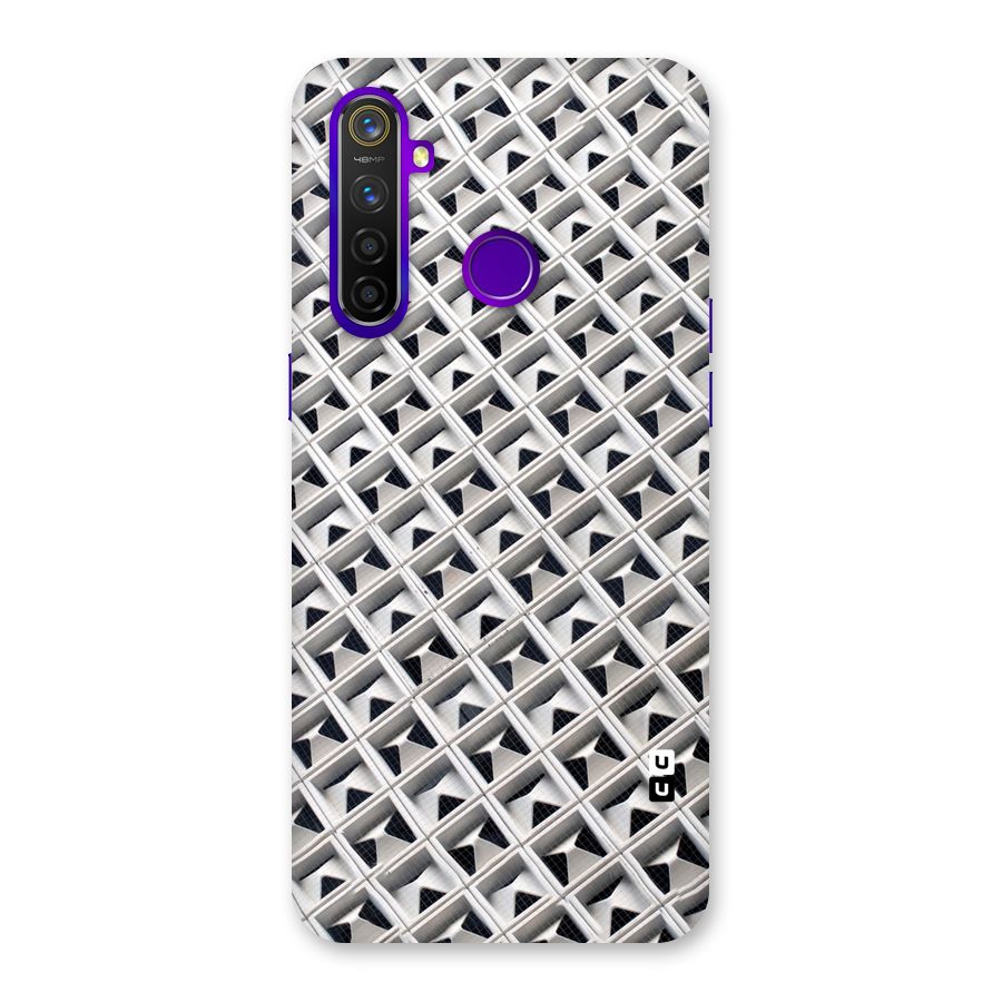 Check White Design Back Case for Realme 5 Pro