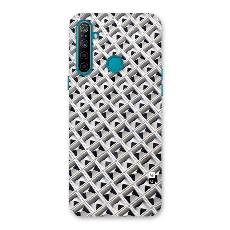 Check White Design Back Case for Realme 5i