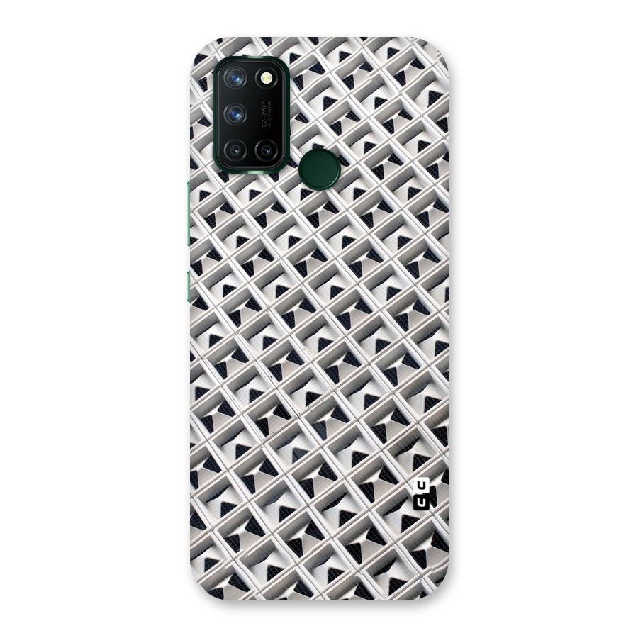 Check White Design Back Case for Realme 7i