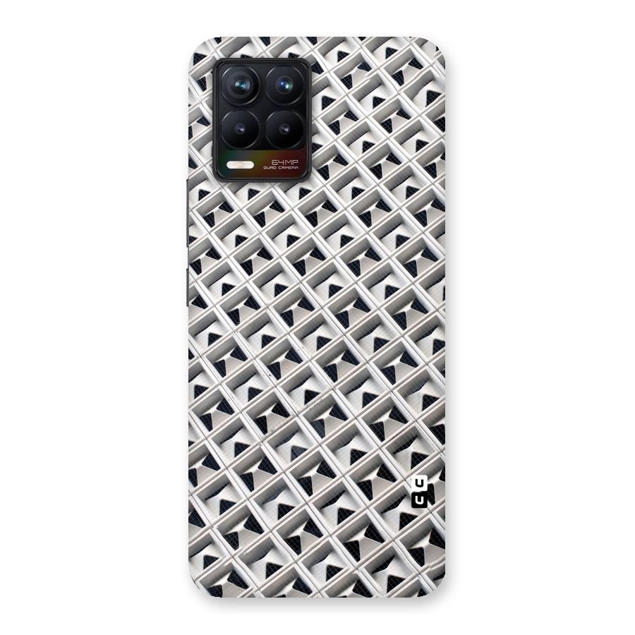 Check White Design Back Case for Realme 8