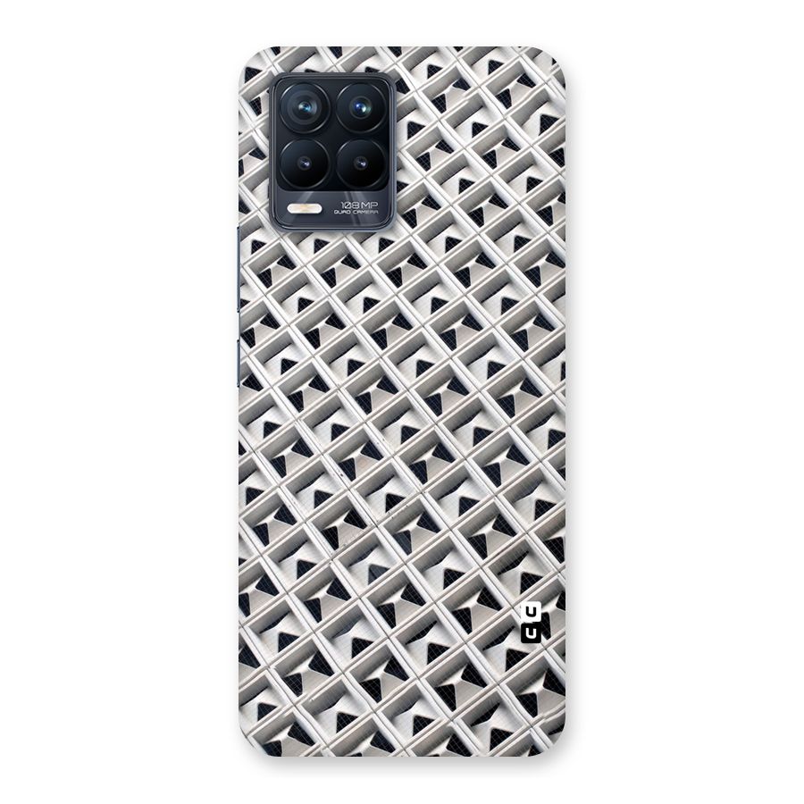 Check White Design Back Case for Realme 8 Pro