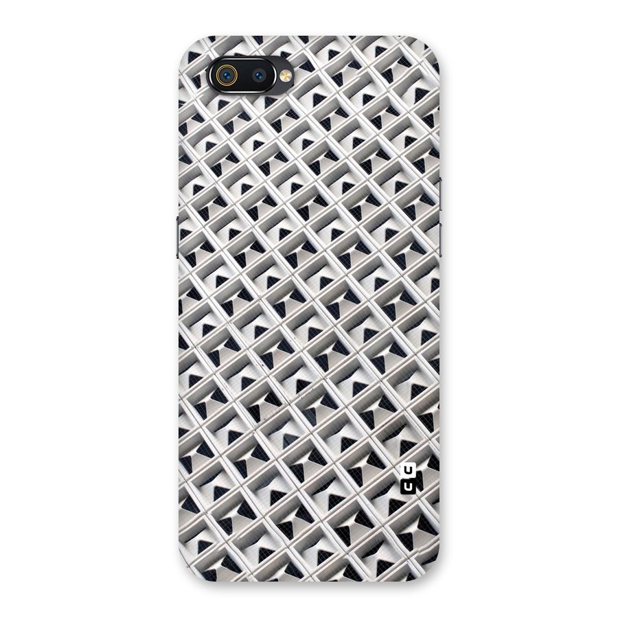 Check White Design Back Case for Realme C2