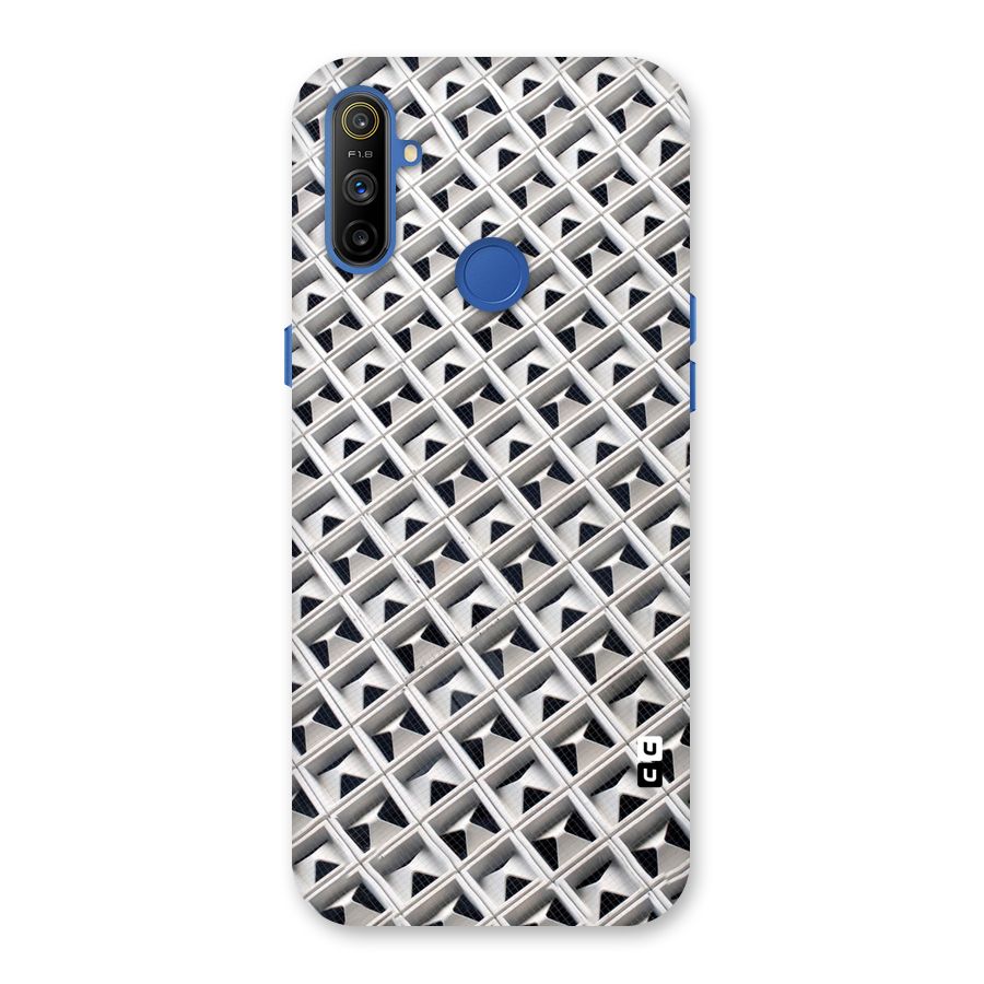 Check White Design Back Case for Realme Narzo 10A