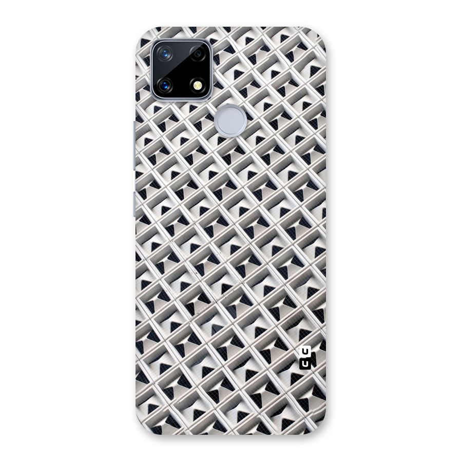 Check White Design Back Case for Realme Narzo 20