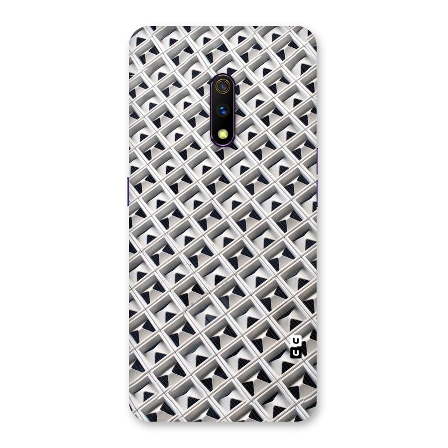 Check White Design Back Case for Realme X