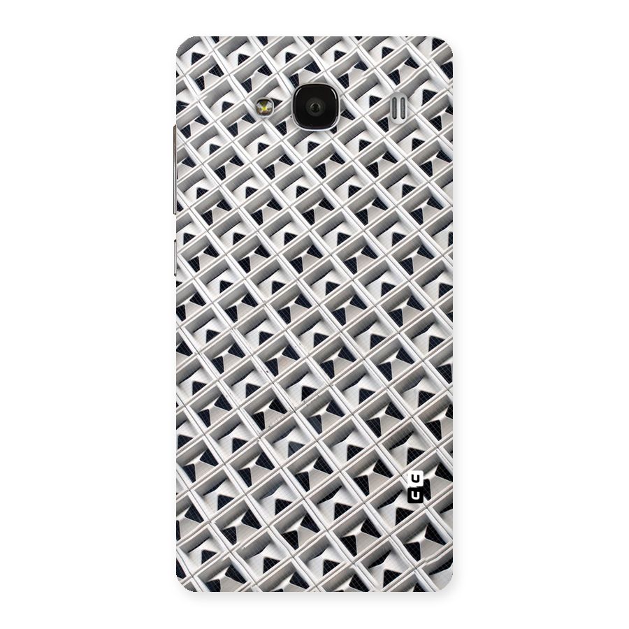 Check White Design Back Case for Redmi 2