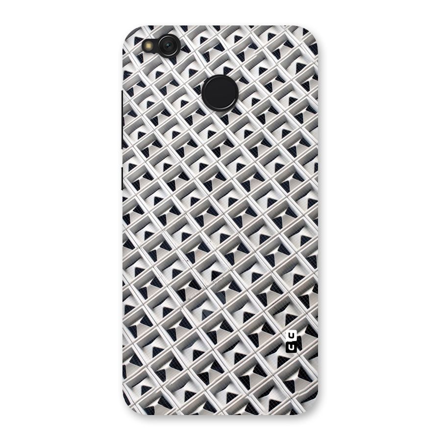 Check White Design Back Case for Redmi 4