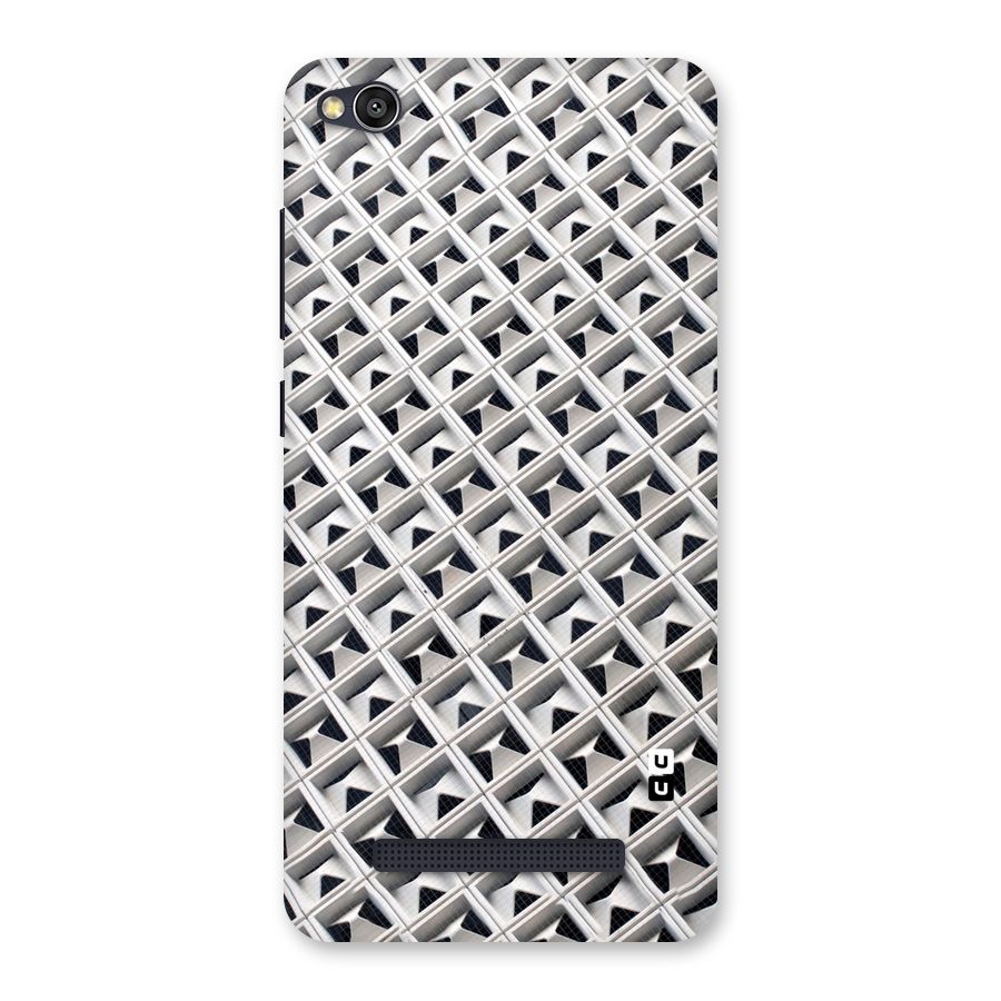 Check White Design Back Case for Redmi 4A