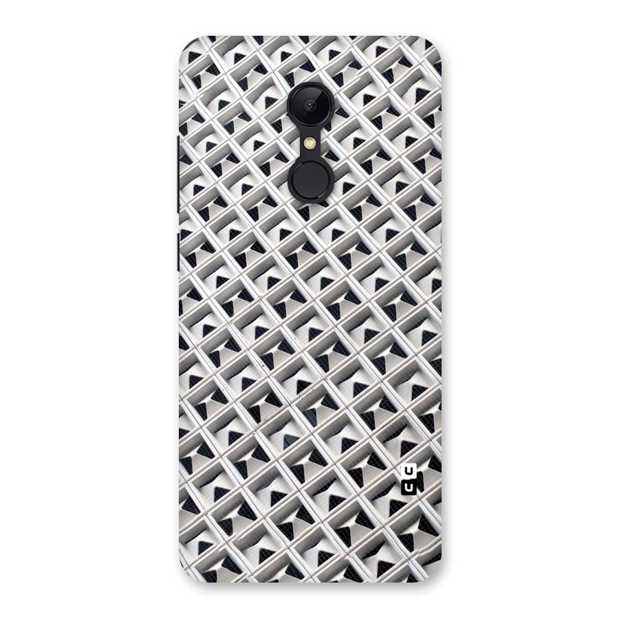 Check White Design Back Case for Redmi 5