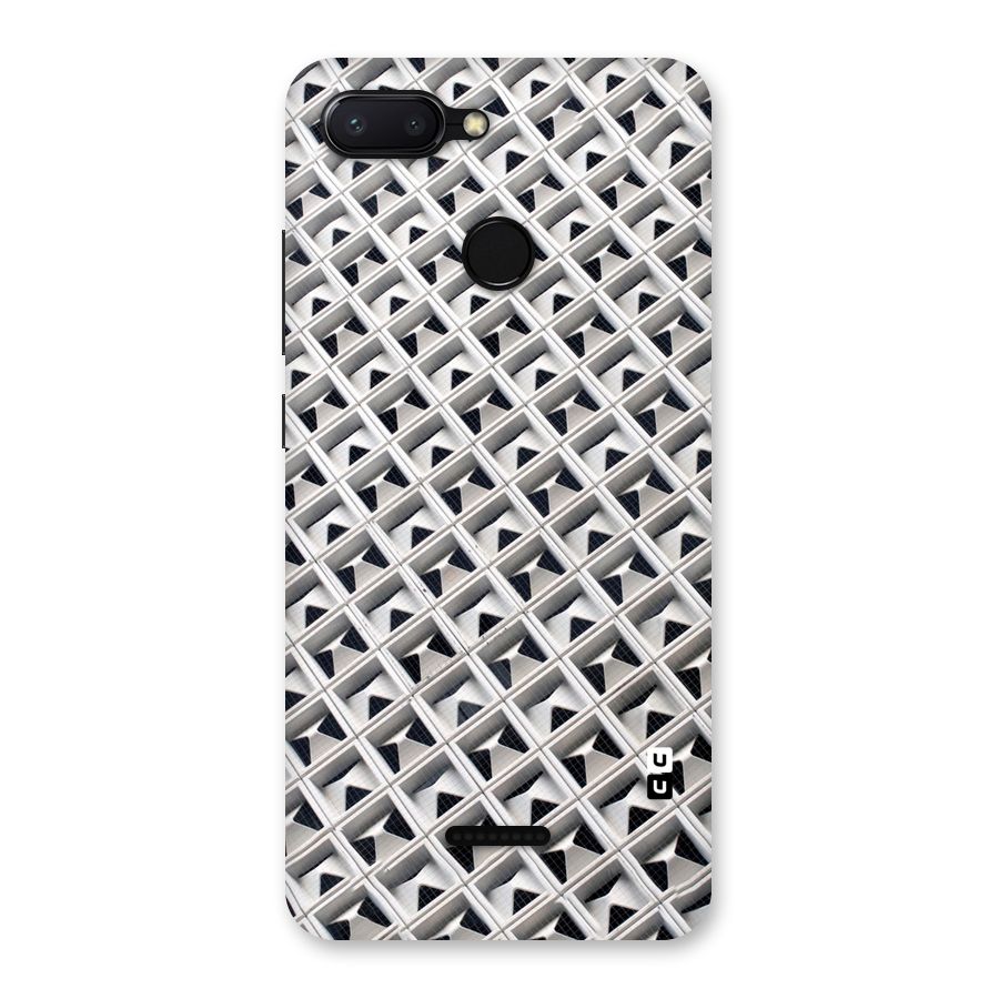 Check White Design Back Case for Redmi 6