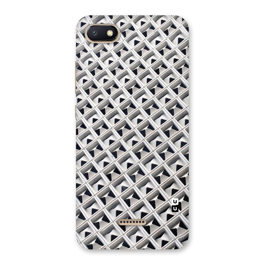 Check White Design Back Case for Redmi 6A