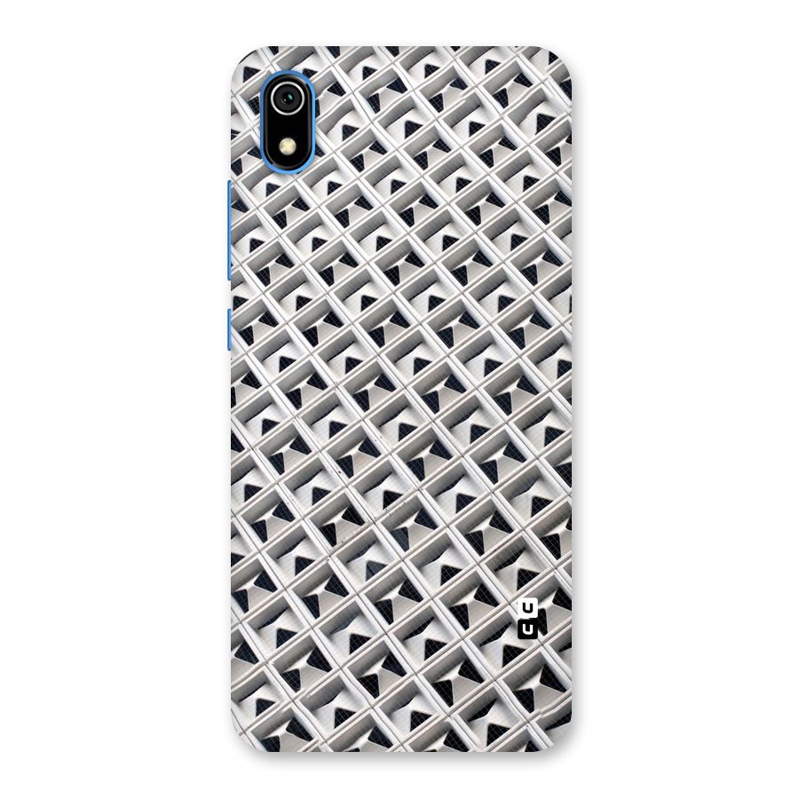 Check White Design Back Case for Redmi 7A