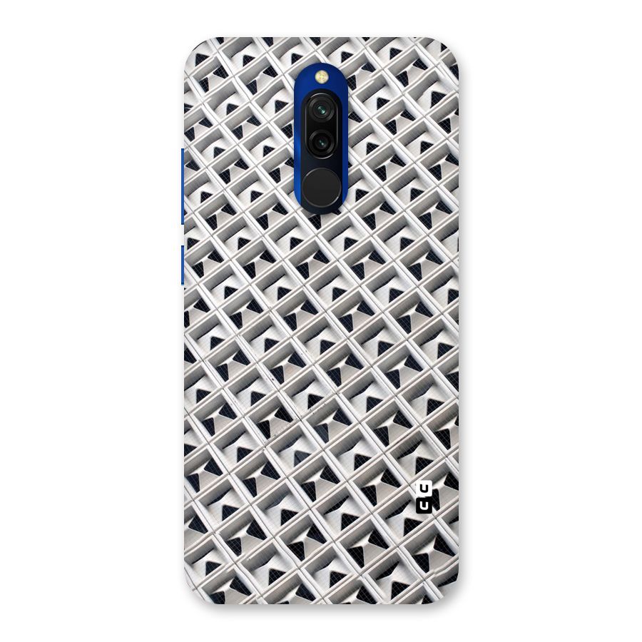 Check White Design Back Case for Redmi 8
