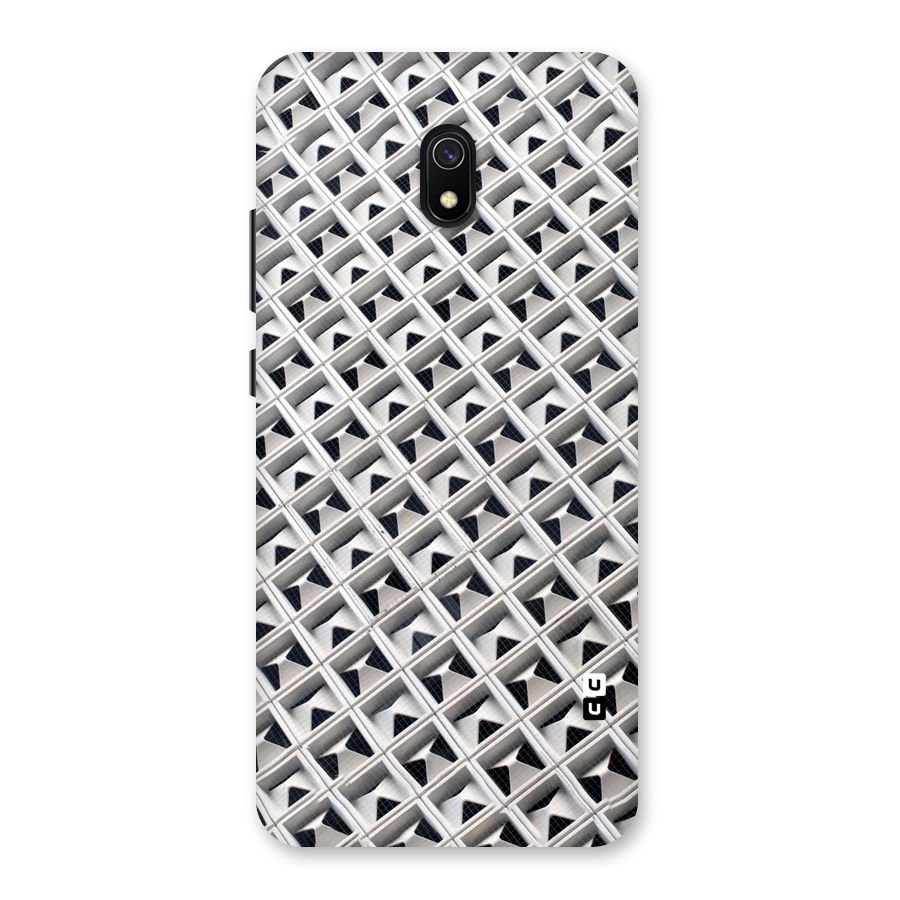 Check White Design Back Case for Redmi 8A