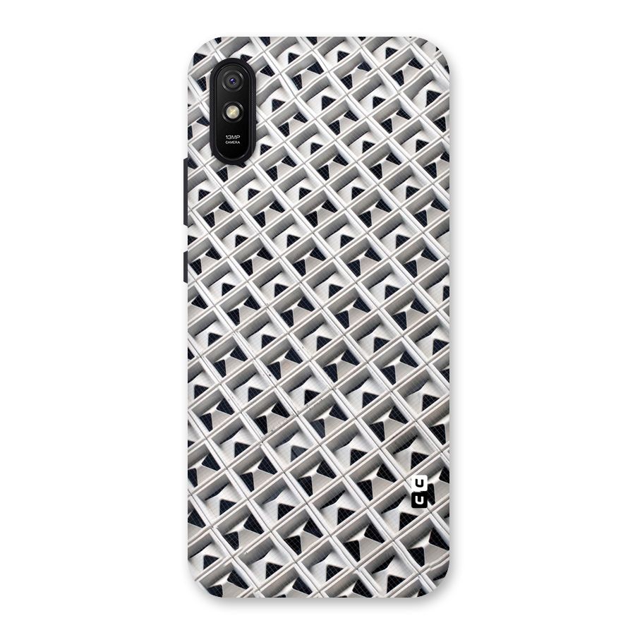 Check White Design Back Case for Redmi 9A