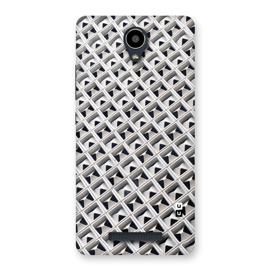Check White Design Back Case for Redmi Note 2