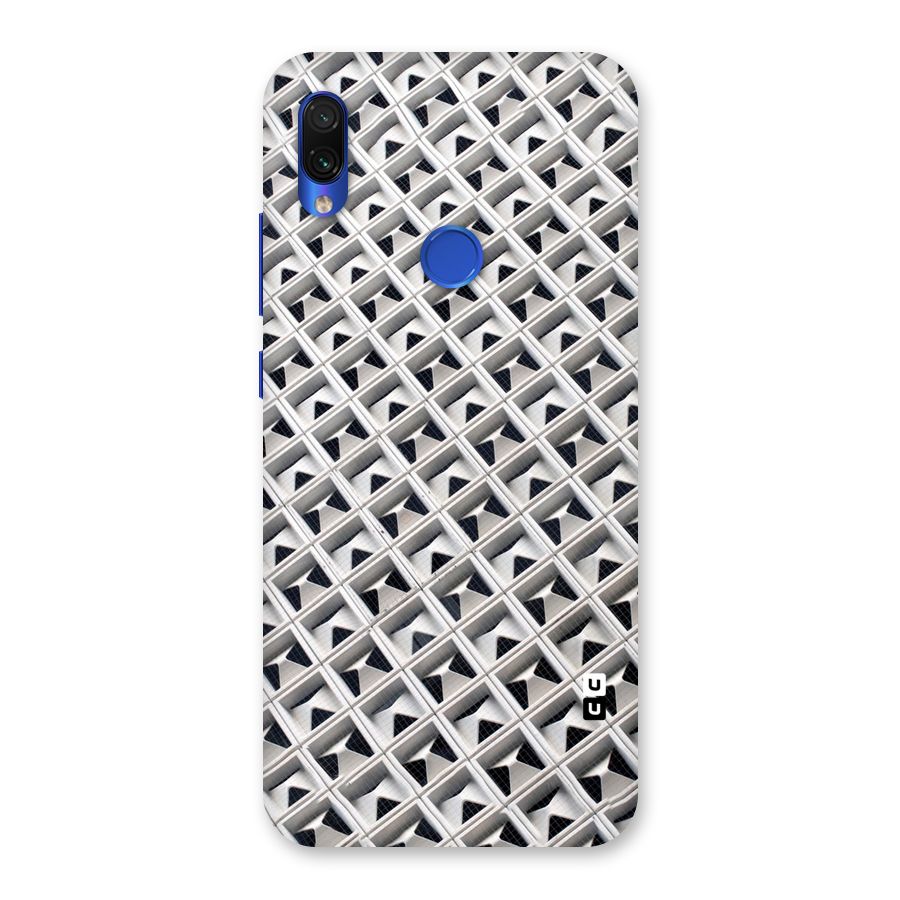 Check White Design Back Case for Redmi Note 7S