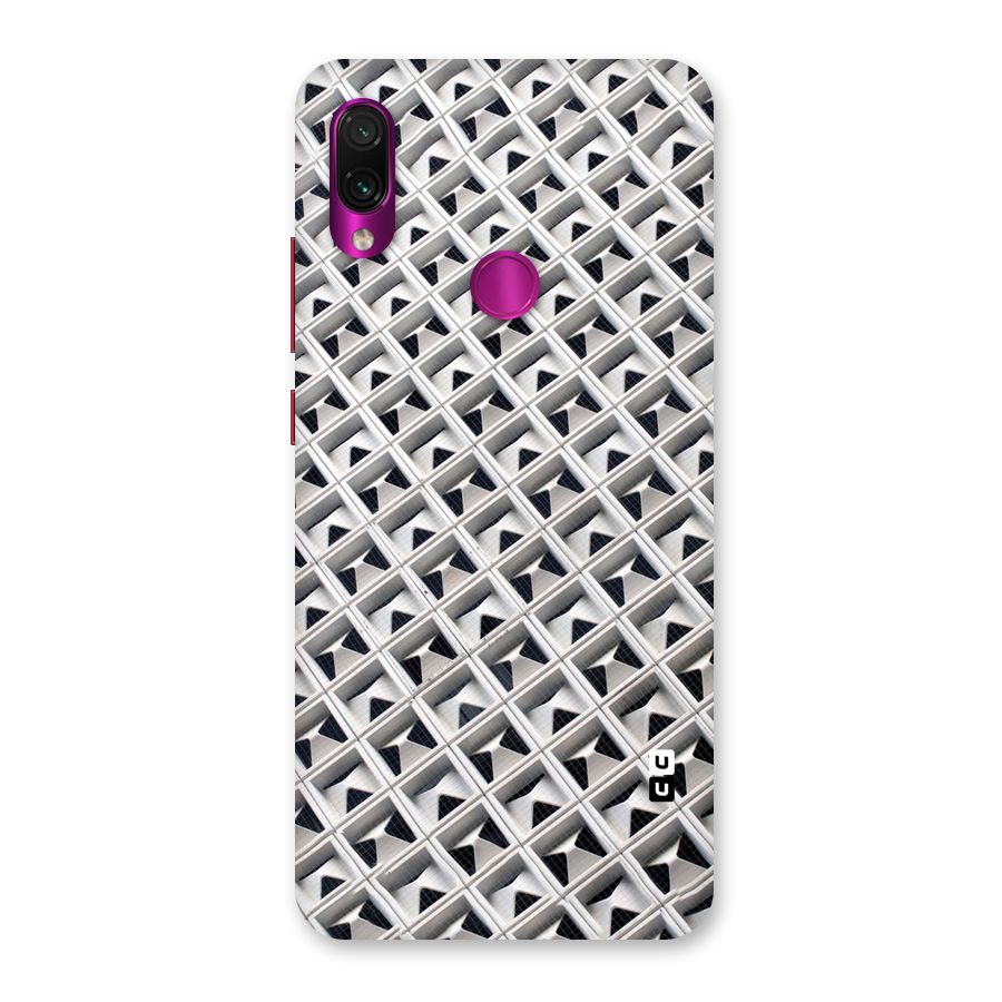 Check White Design Back Case for Redmi Note 7 Pro